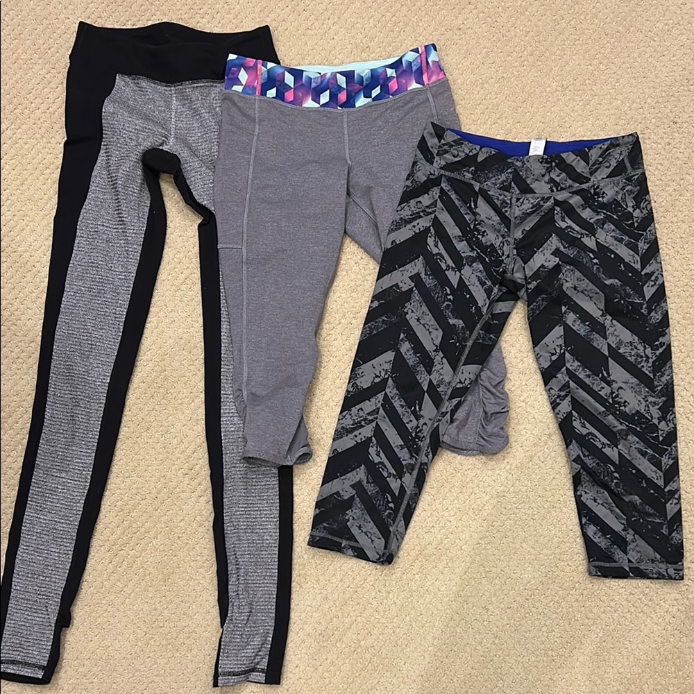 3 Pairs of Ivivva Leggings - All Size 14